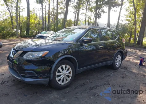 2015 Nissan Rogue S из США, поврежденный, VIN KNMAT2MV7FP527305